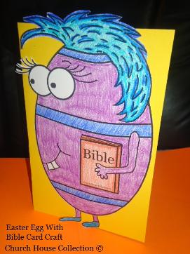 Easter Egg With Bible Sunday School Lesson