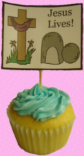 Easter Tomb Resurrection Cupcakes