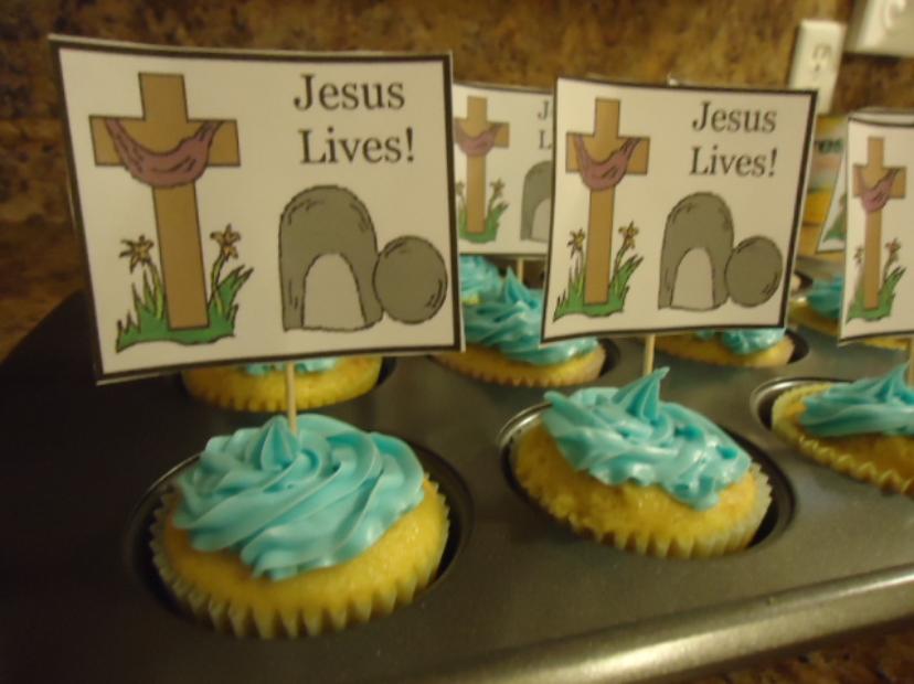 Easter Tomb Resurrection Cupcakes