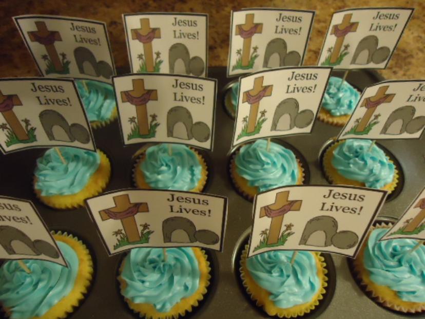 Easter Tomb Resurrection Cupcakes