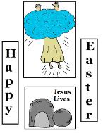 Easter Tomb Jesus Lives Felt Craft