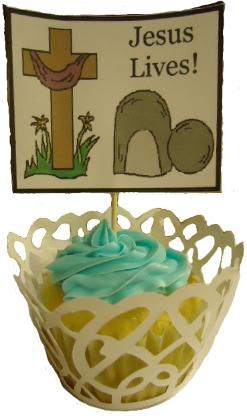 Easter Tomb Resurrection Cupcakes