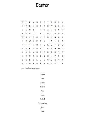 Easter Word Search