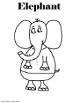 Elephant Coloring Pages- Animal Coloring Pages For Kids