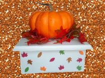 Fall Leaves Cake Stand
