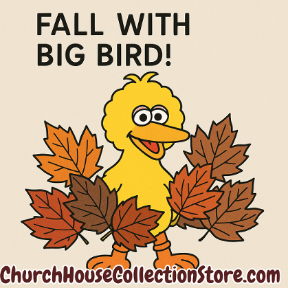 Free Sesame Street Big Bird Fall Autumn Preschool Toddler Lesson non-religious ChurchHouseCollectionStore.com The Seasonal Schoolhouse