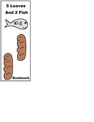 Fish and Loaves Bookmark