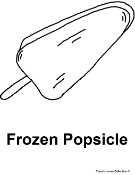Frozen Popsicle Coloring Pages for kids- Food Coloring Pages For Kids