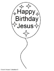 Happy Birthday Jesus Coloring Pages