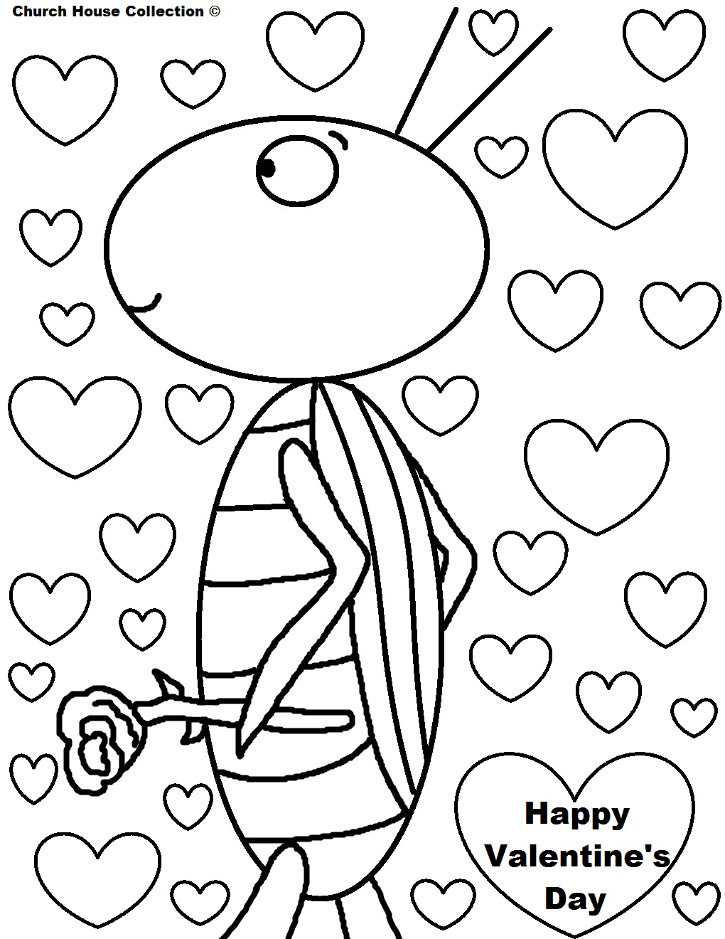 valentins day crafts an coloring pages - photo #45