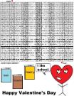 Hard Valentine's Day Maze For School