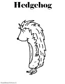 Hedgehog Coloring Pages- Animal Coloring Pages For Kids
