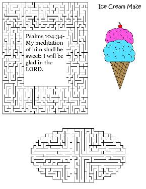 Ice Cream Cone Maze