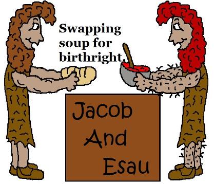 Jacob and Esau Clipart Pictures for Sunday School