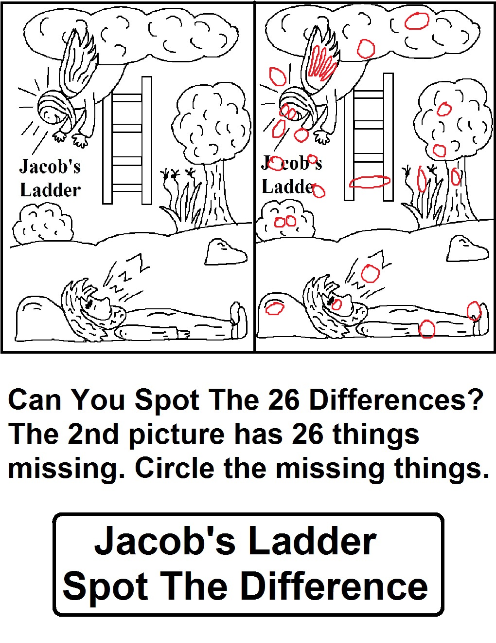 jacobs ladder coloring pages for kids - photo #27
