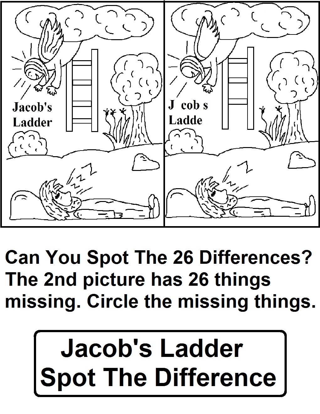 jacobs ladder bible coloring pages - photo #31