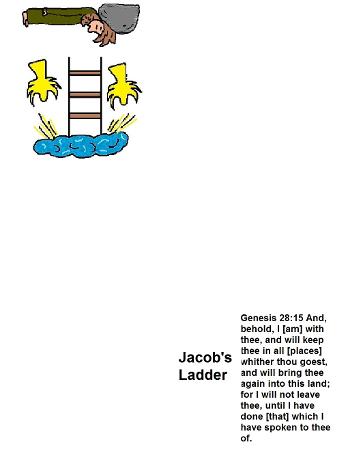 Jacob's Ladder Printable Card
