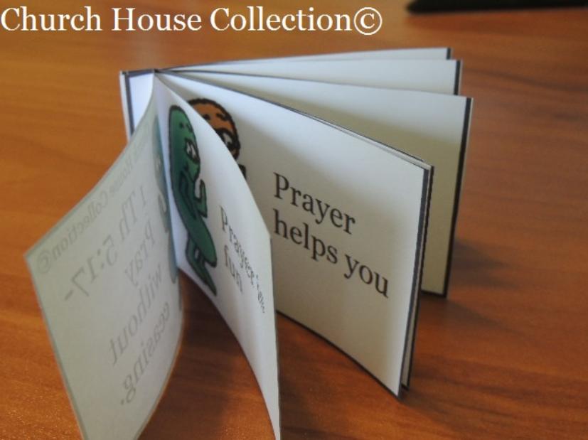 Jelly Bean Prayer Booklet Cutout For Kids for Easter