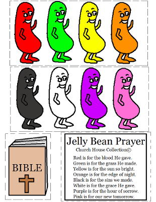 Jelly Bean Prayer Cutout Activity Sunday School Craft for kids. Easter Jelly Bean Prayer Poem Template Coloring Page. Church House Collection has Jelly Bean Prayer printables and worksheets for toddlers and kids. Free!