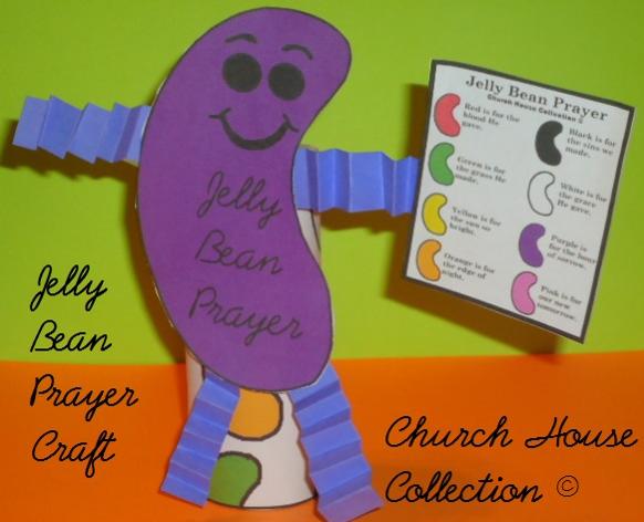 Jelly Bean Prayer Toilet Paper Roll Easter Craft for Sunday School Kids