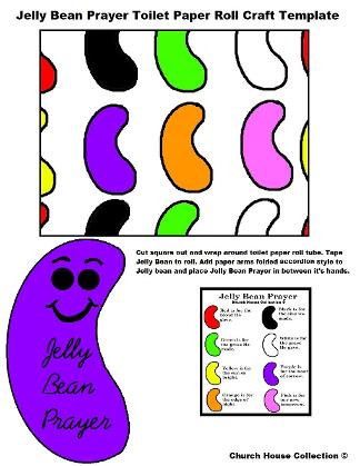 Jelly Bean Prayer Toilet Paper Roll Craft For Easter