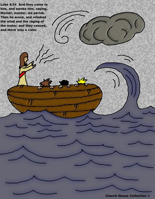 Jesus Calms The Storm