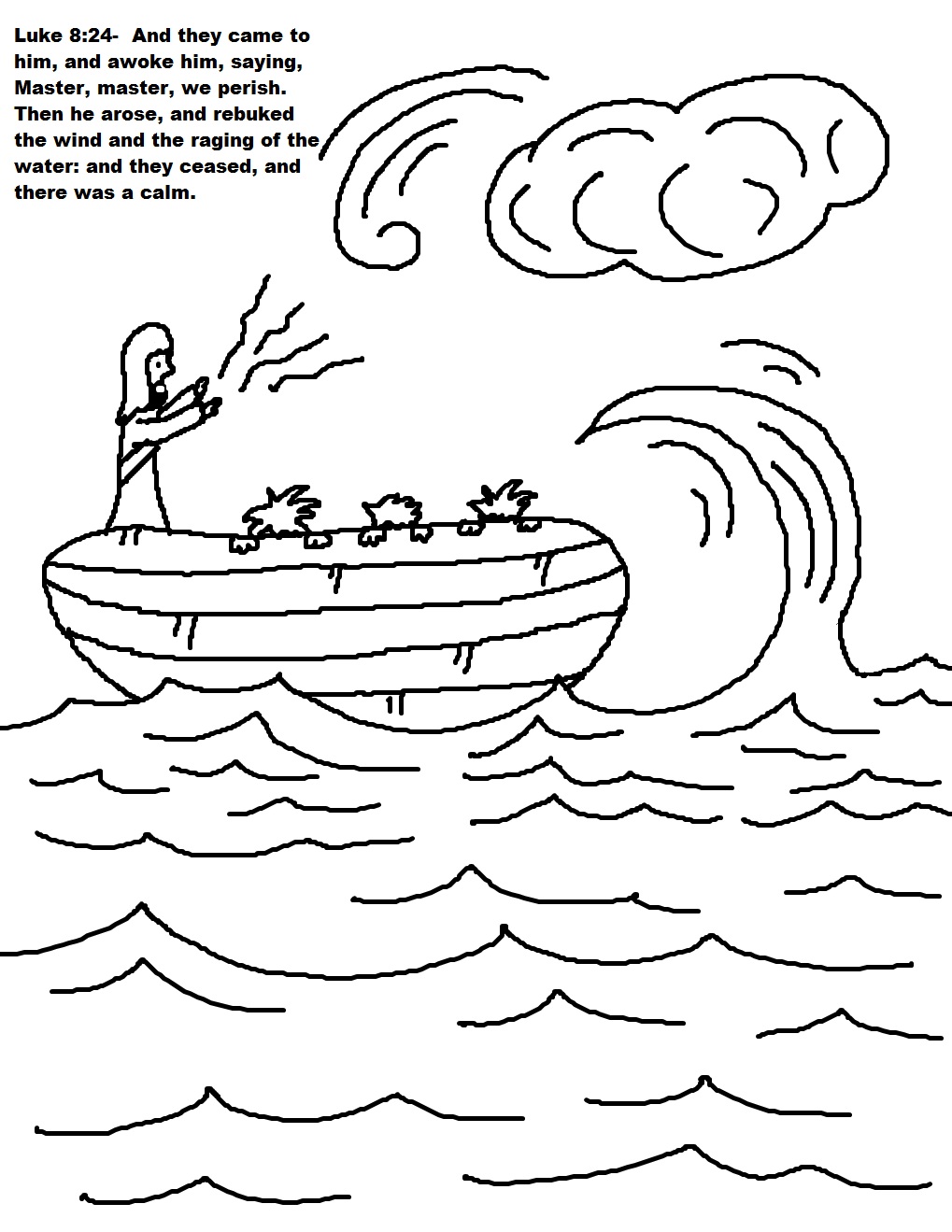 ocean storm coloring pages - photo #31