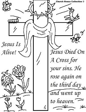 Easter Resurrection Coloring Pages