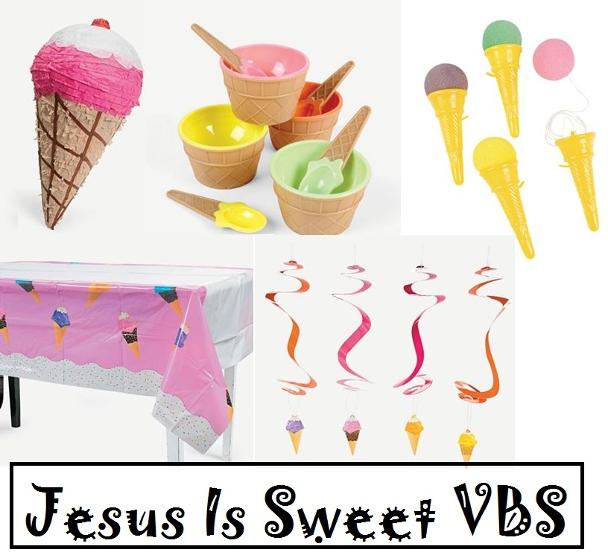 Vacation Bible School Themes- Ice Cream Jesus is Sweet VBS