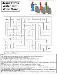 Jesus Turns Water Into Wine Maze