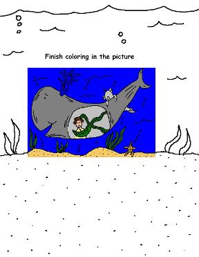 Jonah and The whale sunday school lesson