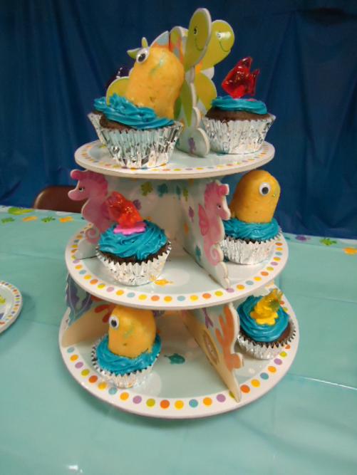 Jonah and The Whale VBS Idea- Whale cupcakes-fish cupcakes