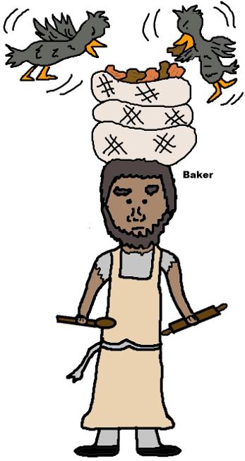 Joseph Interprets The Baker's Dream Clipart Picture