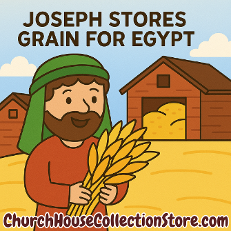 Joseph Stores Grain For Egypt Bible Sunday School Lesson