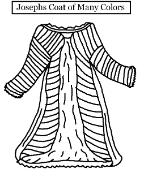 Josephs coat of many colors coloring pages