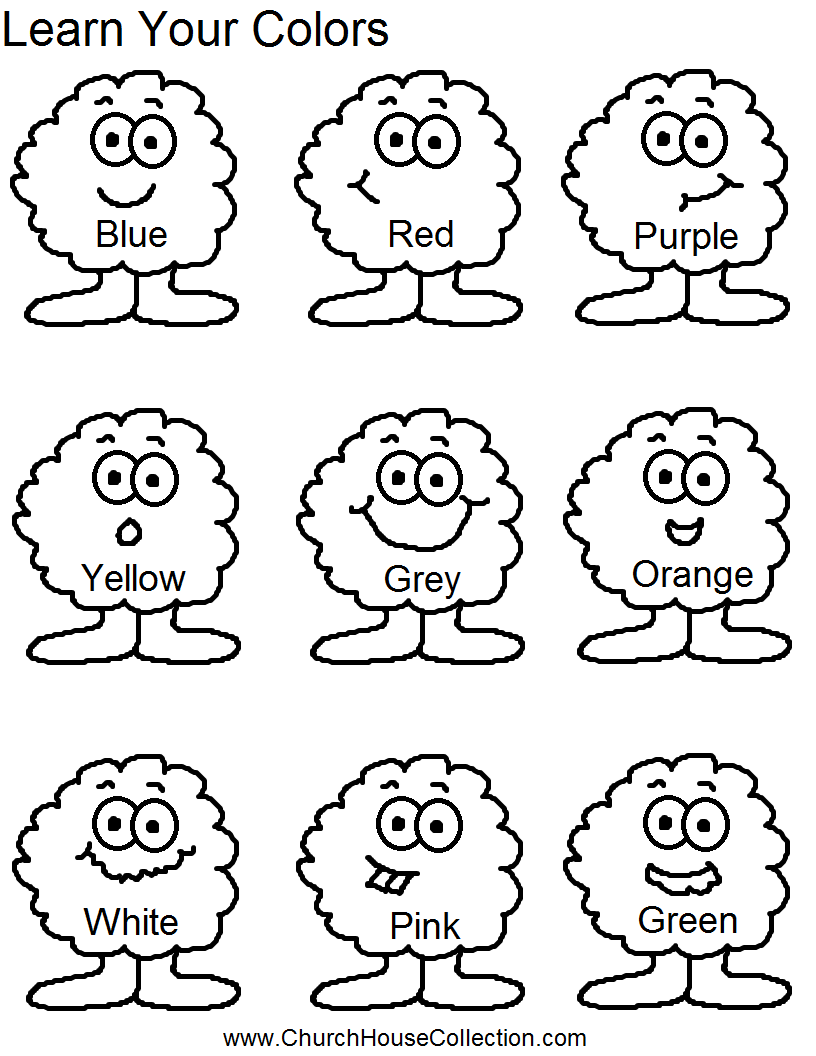 Learn Your Colors Preschool Kids Worksheet Coloring Wallpapers Download Free Images Wallpaper [coloring876.blogspot.com]