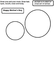Mother's Day Coloring Page for Sunday School by Church House Collection©