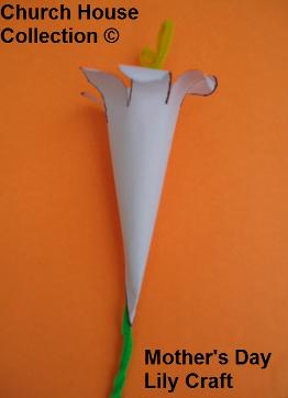 Mother's Day Lily Craft by Church House Collection©