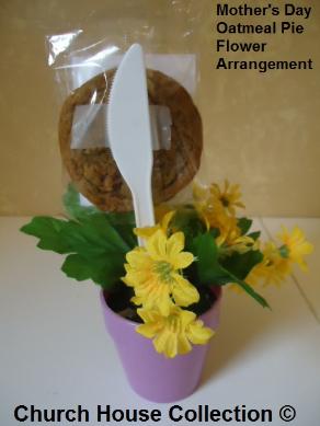 Mother's Day Oatmeal Pie Flower Arrangement