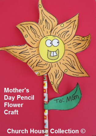 Mother's Day Pencil Flower Craft