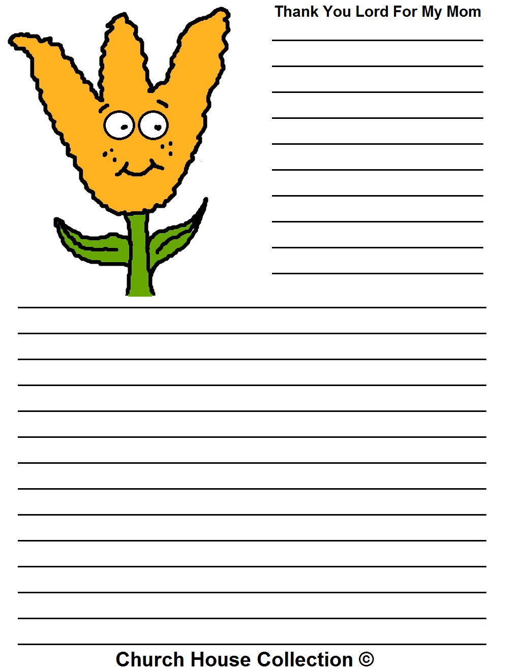 Mother's Day Writing Paper