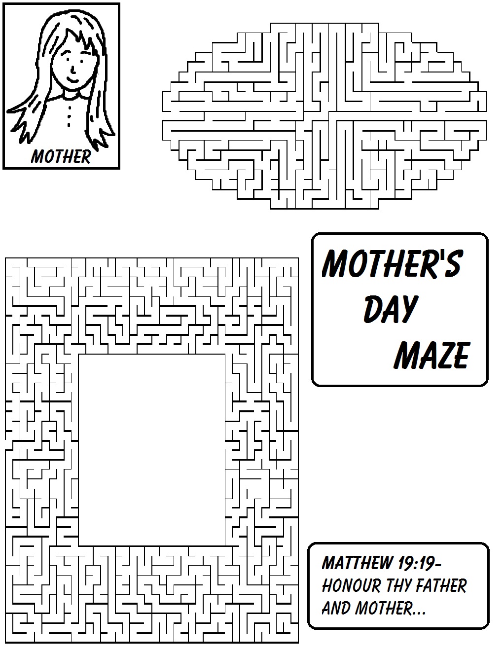 Mothers Day Object Lesson Design Corral