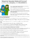 Nativity Sunday School Lesson Printout Luke 2:1-21 KJV