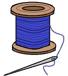 Needle and Thread Clip Art Clipart