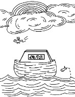 Noahs Ark Coloring Pages for Sunday School Kids