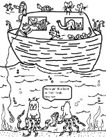 Noahs Ark Coloring Pages for Sunday School Kids.
