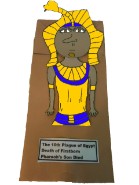 The 10th plague of Egypt Paper Lunch Bag Craft