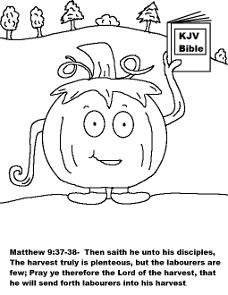 preschool fall sunday school coloring pages