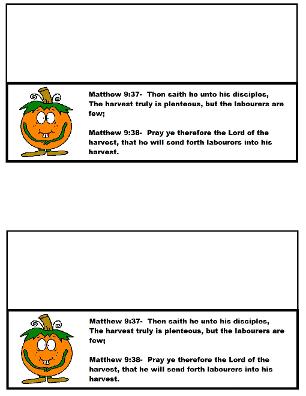 Pumpkin Ziplock Bag Template Pumpkin Sunday school lessons
