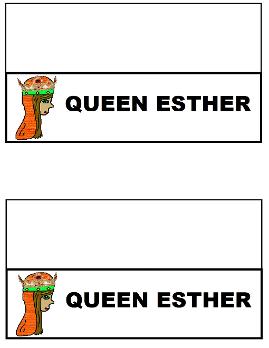 Queen Esther Snacks Sandwich Bag Template